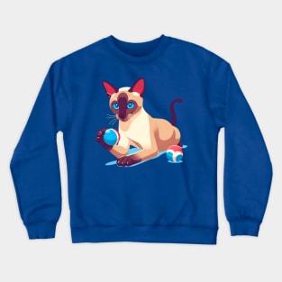 Siam cat Crewneck Sweatshirt